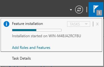 Feature installation notification